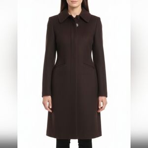 Wool blend Chocolate Coat